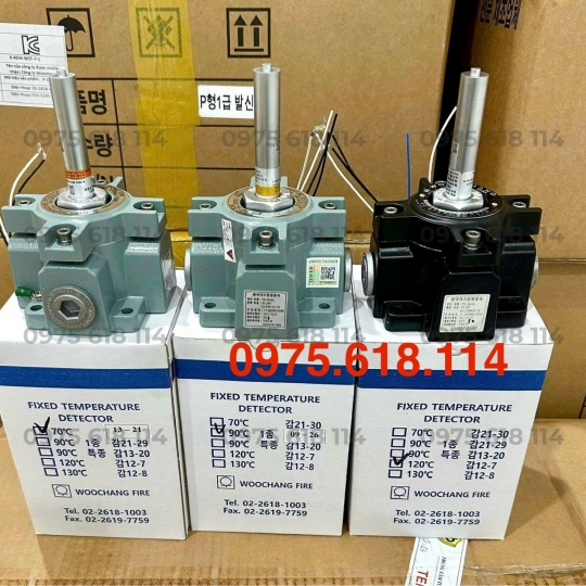 Đầu báo nhiệt Chống Nổ 70 độ WCD-12-7