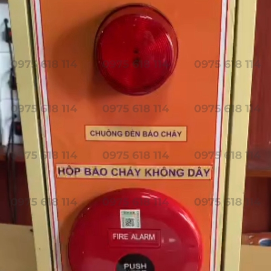 Hộp Tổ Hợp Chuông Đèn Nút Ấn 220v, có bộ lưu điện 24H