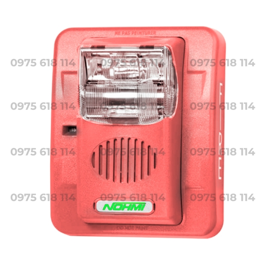 Hộp Loa và Đèn Chớp Báo Cháy (Chuẩn UL) NEC3-24WR