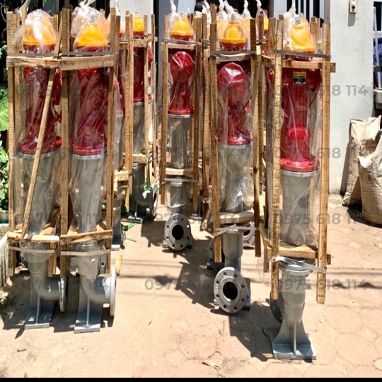 Trụ chữa cháy 3 cửa  Bộ Quốc Phòng