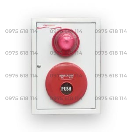 Hộp tổ hợp CHUÔNG – ĐÈN – NÚT NHẤN báo cháy Firesmart FSMBL-001