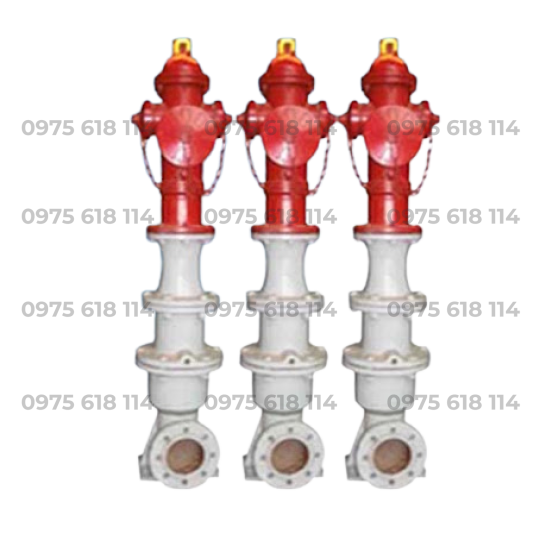 Trụ chữa cháy 3 cửa  Bộ Quốc Phòng