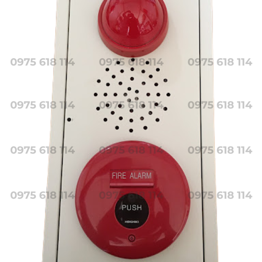 Vỏ hộp tổ hợp chuông – đèn – nút ấn báo cháy